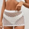 Beyaz TRİKO ETEK PAREO 63151 - görsel 4